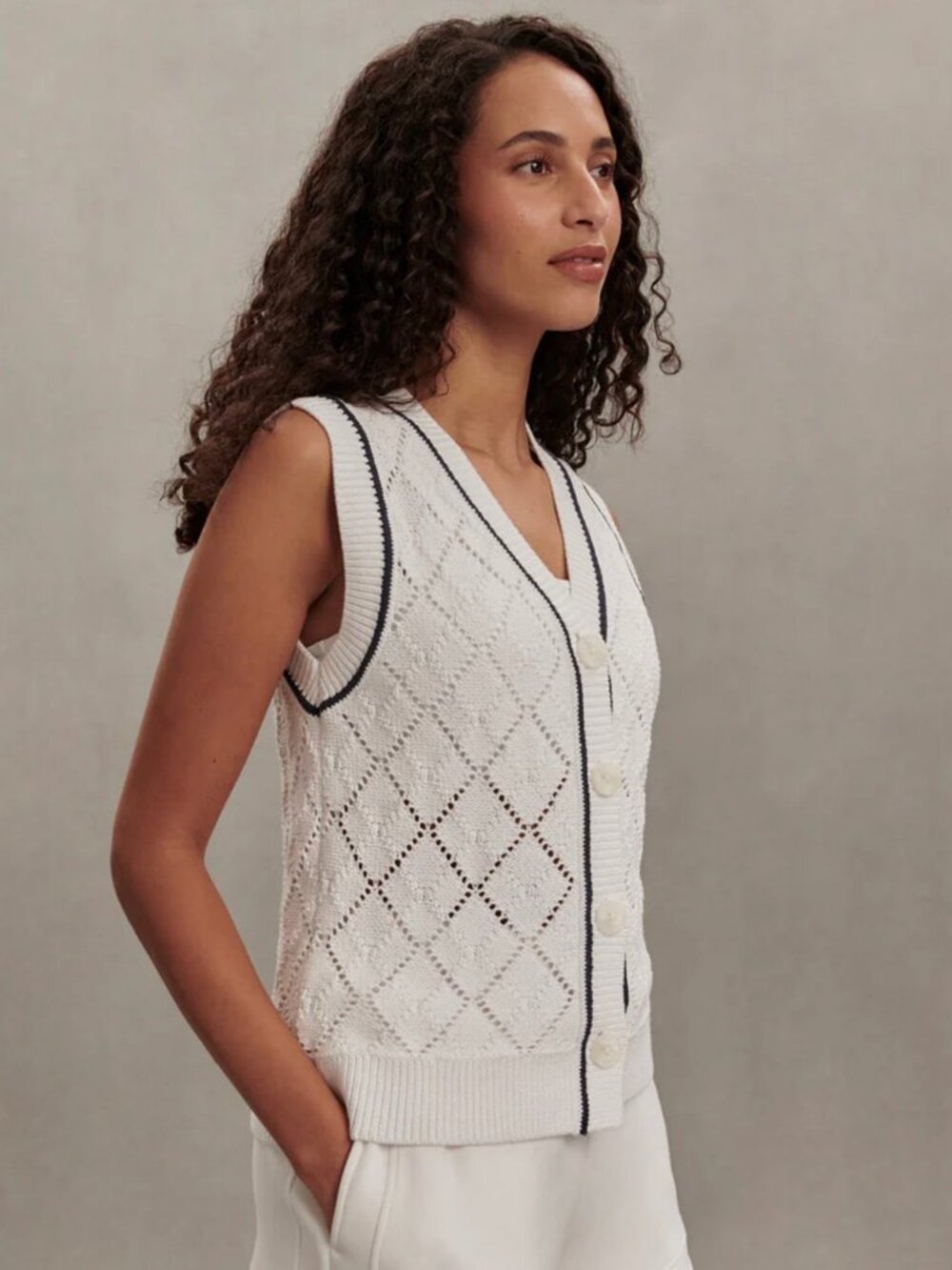 Tyla Button-Through Vest